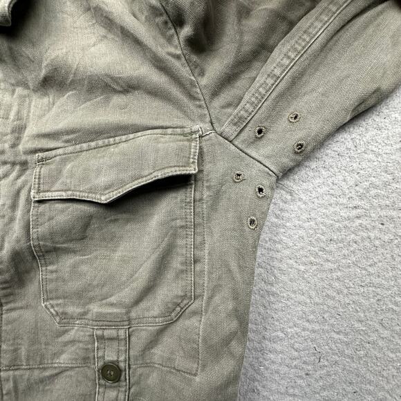 Vintage German Army Moleskin Bundeswehr Field Jacket Large Coat Cold War Era - Picture 11 of 13